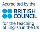 We are accredited by the British Council